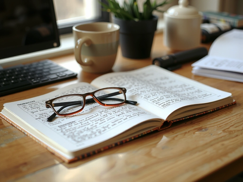 Arbeitsplatz der Ernährungsberaterin Maria Weber